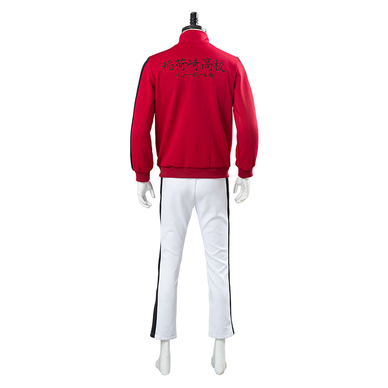 Inarizaki High School Uniform Volleyball Sportswear Team Jacket Pants Set Cosplay Costume