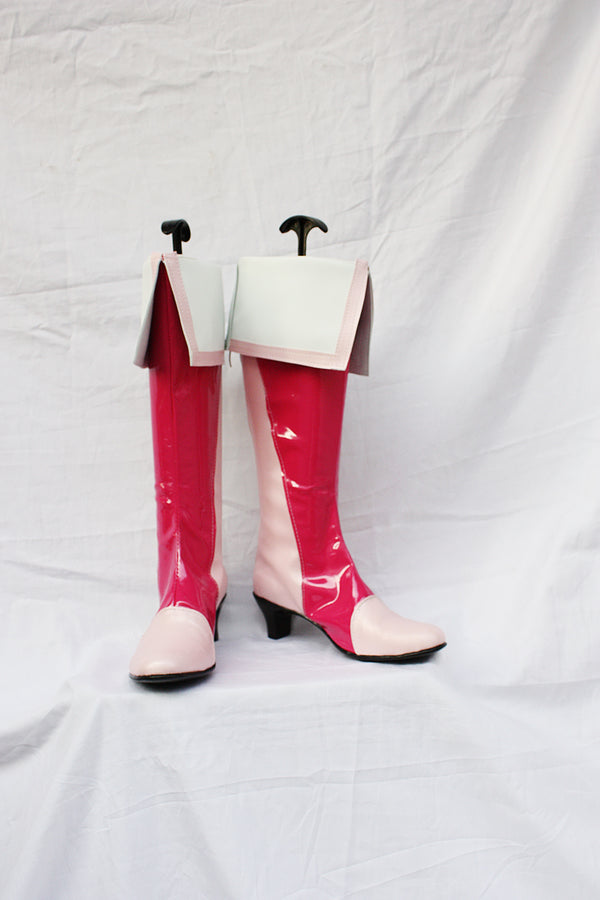 Smile Precure!  Pretty Cure Cosplay Boots Shoes Pink