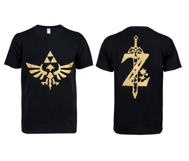 The Legend of Zelda :Breath of the Wild Black Short T-shirt