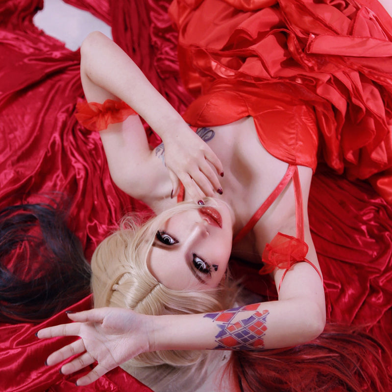 Suicide Squad(2021) Harley Quinn Red Dress Halloween Carnival Suit Cosplay Costume | Cossky Suicide Squad(2021) Harley Quinn Red Dress Halloween Carnival Suit Cosplay Costume | Cossky
