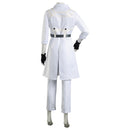 Cells at Work Black White Blood Cell Leukocyte Coat Pants Outfit Cosplay Costume