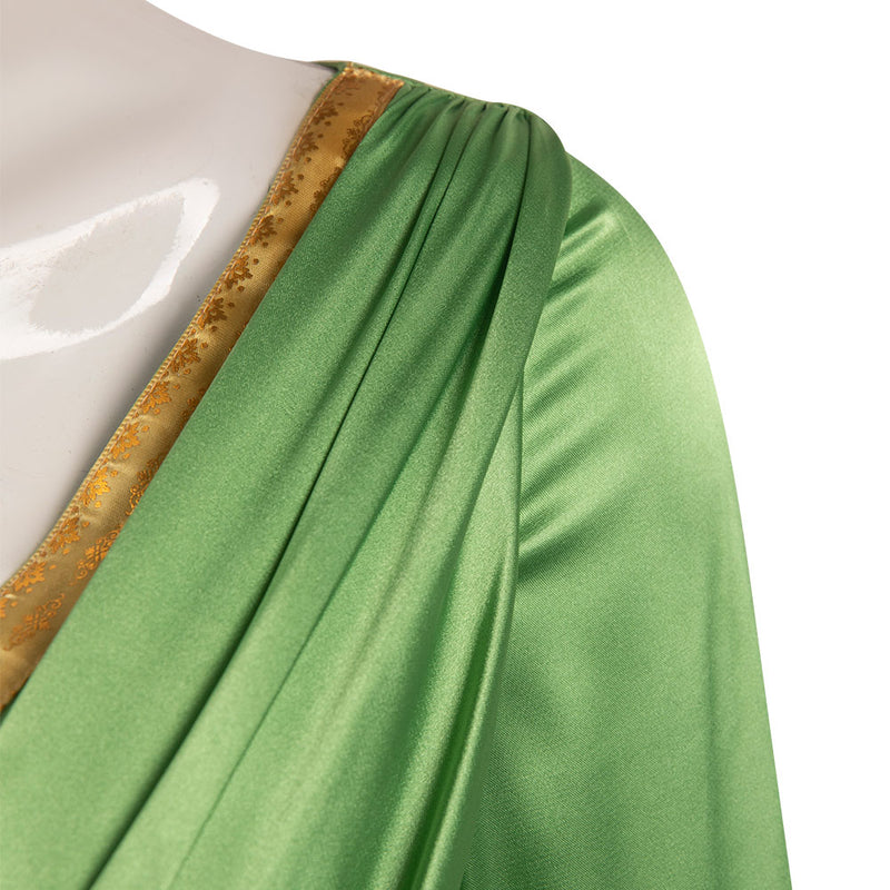 Leia Cosplay Costume Green Dress Outfits Halloween Carnival Suit Leia Cosplay Costume Green Dress Outfits Halloween Carnival Suit