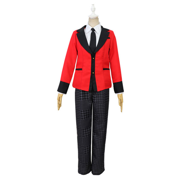 Kakegurui Ryouta Suzui Men School Uniform Outfits Halloween Carnival Suit Cosplay Costume