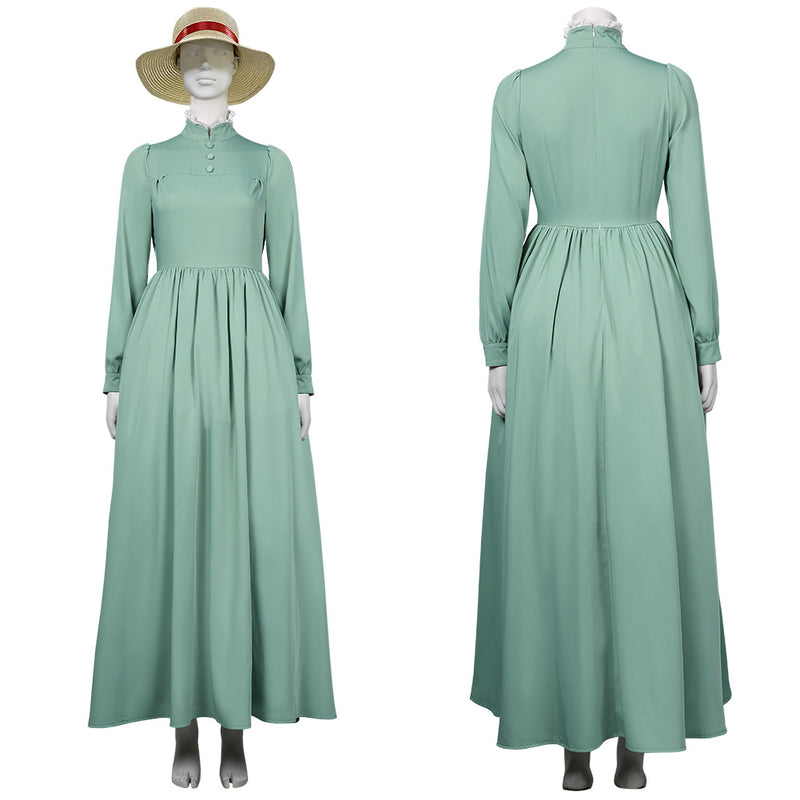 Howls Moving Castle-Sophie Hatter Women Outfits Halloween Cosplay Costume Howls Moving Castle-Sophie Hatter Women Outfits Halloween Cosplay Costume