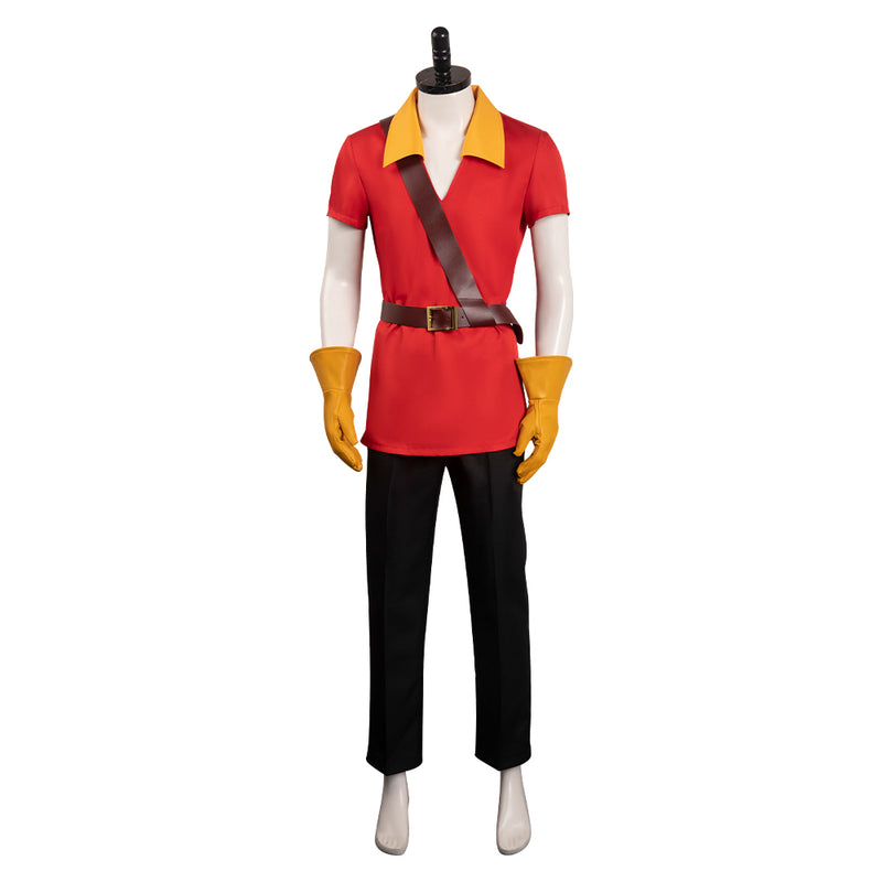 Movie Beauty and the Beast Gaston Outfits Antagonist Halloween Carnival Cosplay Costume