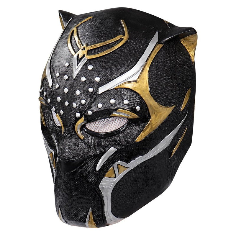 Black Panther: Wakanda Forever-New Black Panther Mask Cosplay Latex Masks Helmet Costume Props