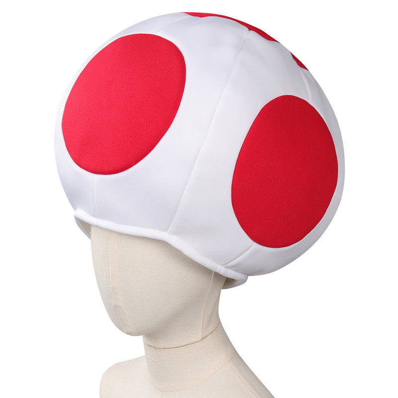 The Super Mario Bros. Movie Toad/KINOPIO Cosplay Hat Cap Winter Halloween Carnival Party Costume Props Xmas Gifts