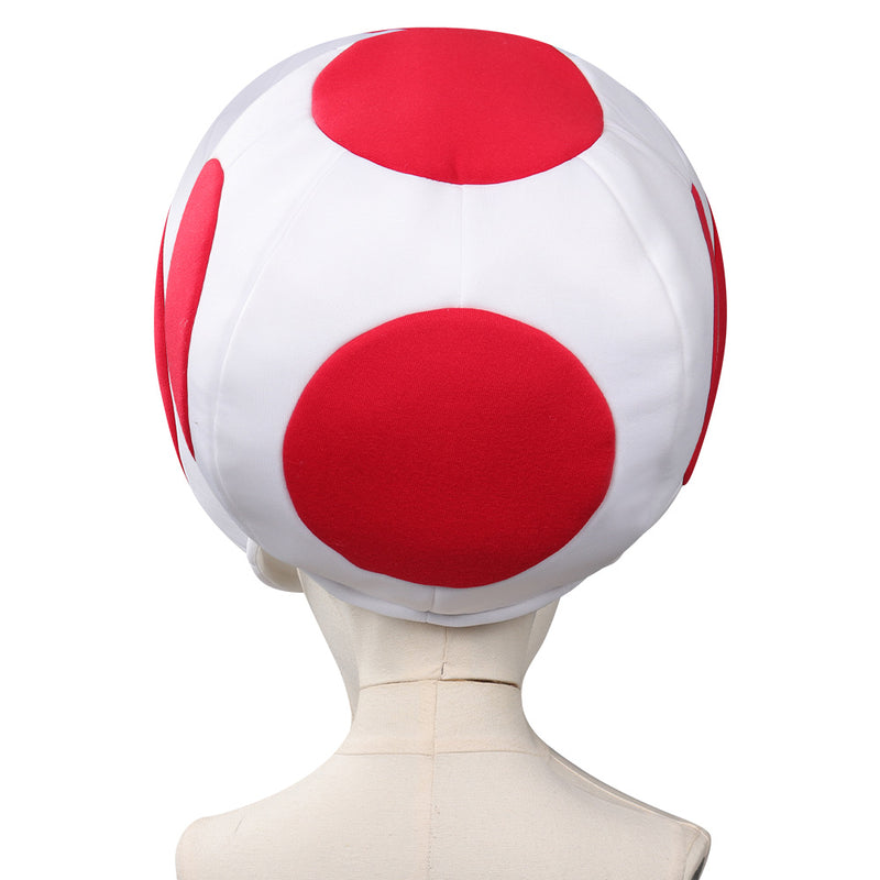The Super Mario Bros. Movie Toad/KINOPIO Cosplay Hat Cap Winter Halloween Carnival Party Costume Props Xmas Gifts