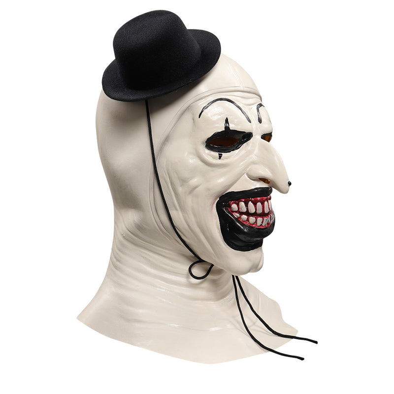 Terrifier 2 Art the Clown Mask Cosplay Latex Masks Helmet Masquerade Halloween Party Costume Props