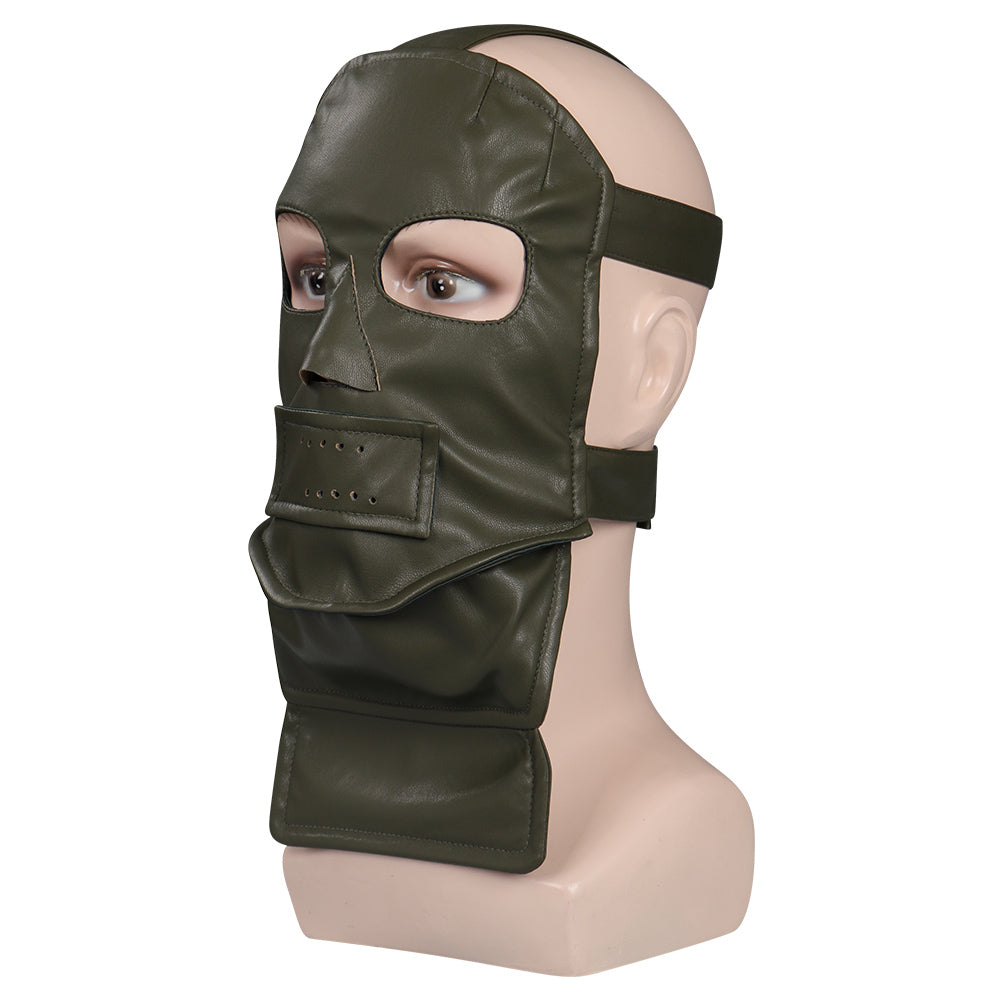 New Riddler Costume Mask The Batman 2022 - Edward Nashton / The Riddler Mask Cosplay Leather ...