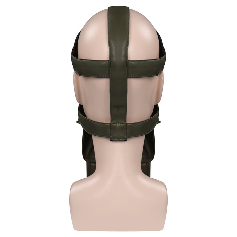 Batman Riddler Face Mask The Batman 2022 - Edward Nashton / The Riddler Mask Cosplay Leather ...