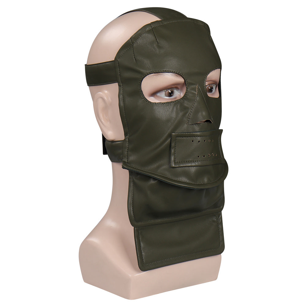 New Riddler Mask The Batman 2022 - Edward Nashton / The Riddler Mask Cosplay Leather ...