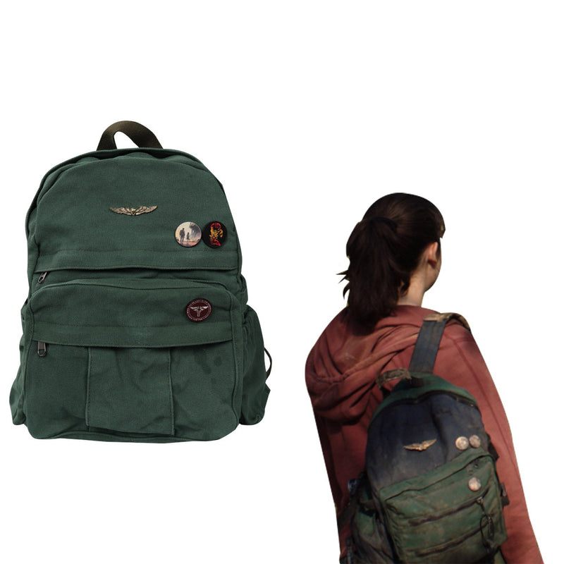 The Last of Us Ellie Cosplay Backpack Anime 3D Print School Bag School Bag Rucksack for Men Women
