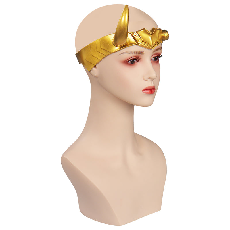 Lady Loki Sylvie Mask Cosplay Latex Masks Helmet Masquerade Halloween Party Costume Props