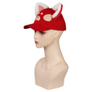 Turning Red Red Panda Cosplay Hat Cap Halloween Carnival Costume Accessories