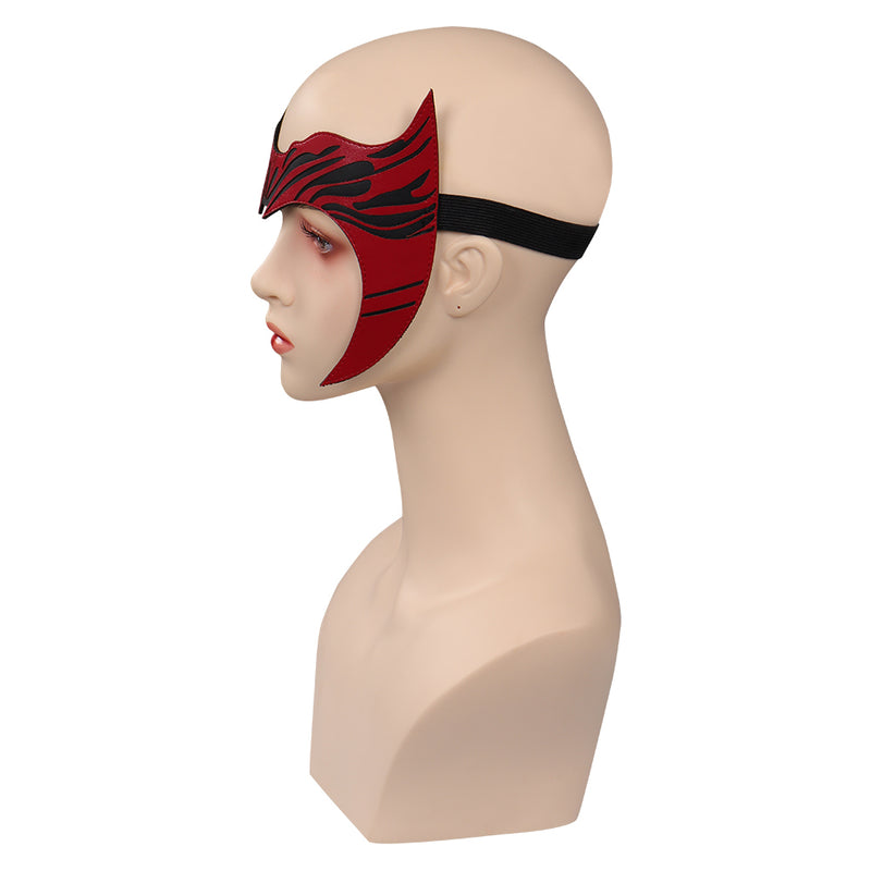 Doctor Strange in the Multiverse of Madness - Scarlet Witch Mask Cosplay PU Masks Costume Props