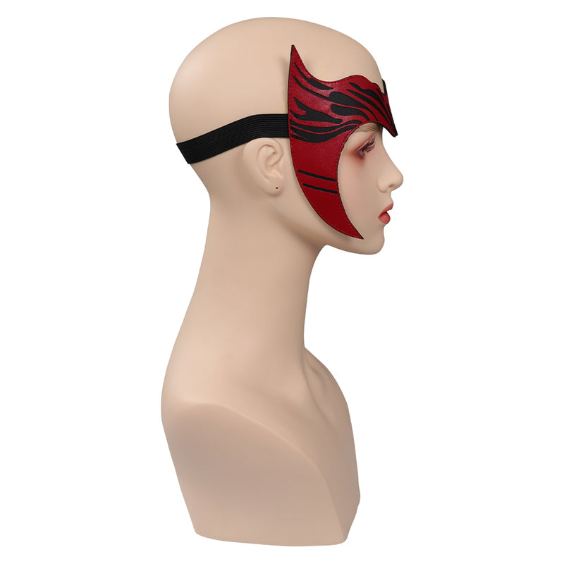 Doctor Strange in the Multiverse of Madness - Scarlet Witch Mask Cosplay PU Masks Costume Props