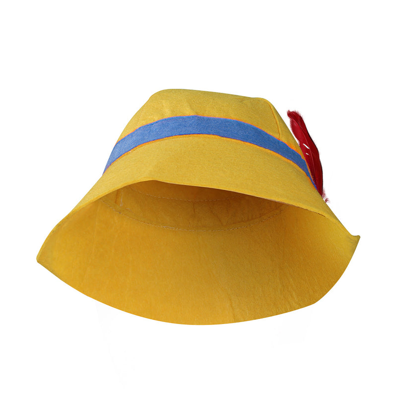 Kids Children Pinocchio Cosplay Hat Cap Halloween Carnival Costume Accessories Prop