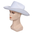 Barbie Movie Ken Cowboy White Hat Cap Halloween Cosplay Accessories