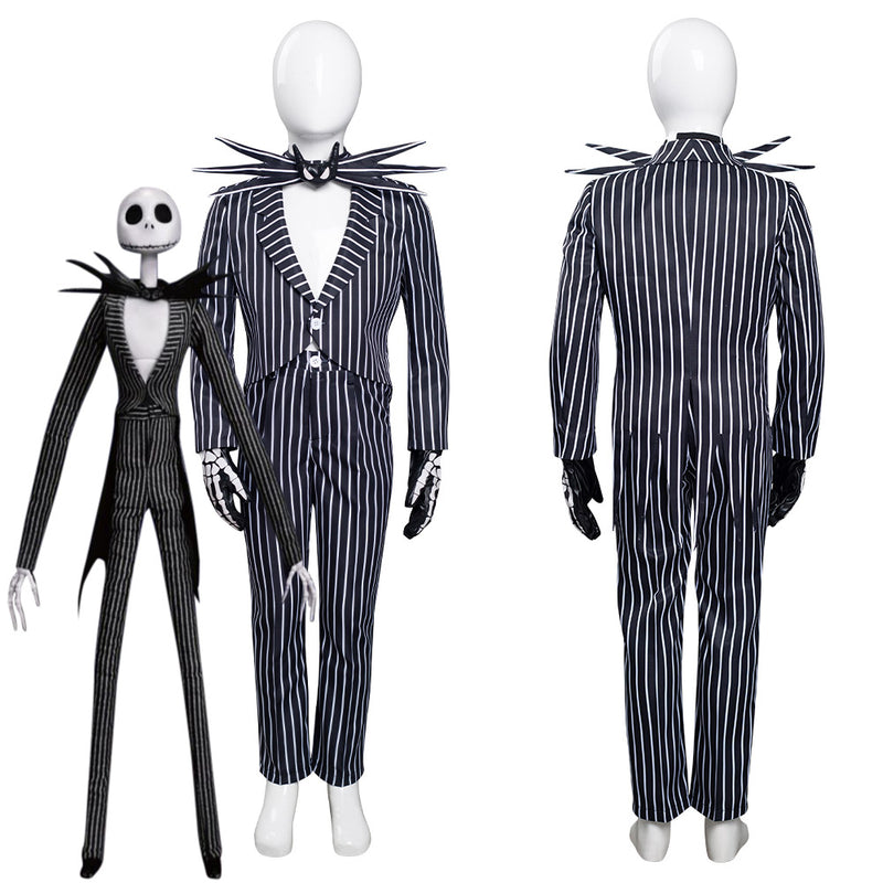 The Nightmare Before Christmas Jack Skellington Cosplay Costume for Kids Children