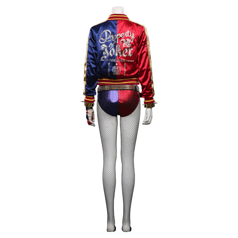 Suicide Squad Harley QuinnT-shirt Pants Outfits Halloween Carnival Suit Cosplay Costume