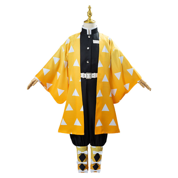 Agatsuma Zenitsu Cosplay Costume for Kids Children