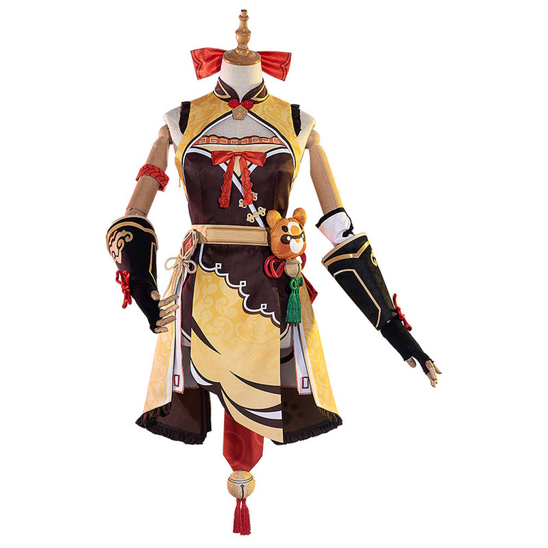 Game Genshin Impact Xiangling Outfits Halloween Carnival Costume Cosplay Costume