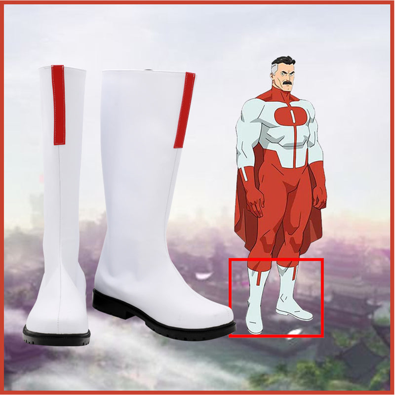 Invincible Omni-Man Boots Halloween Costumes Accessory Custom Made Cosplay Shoes