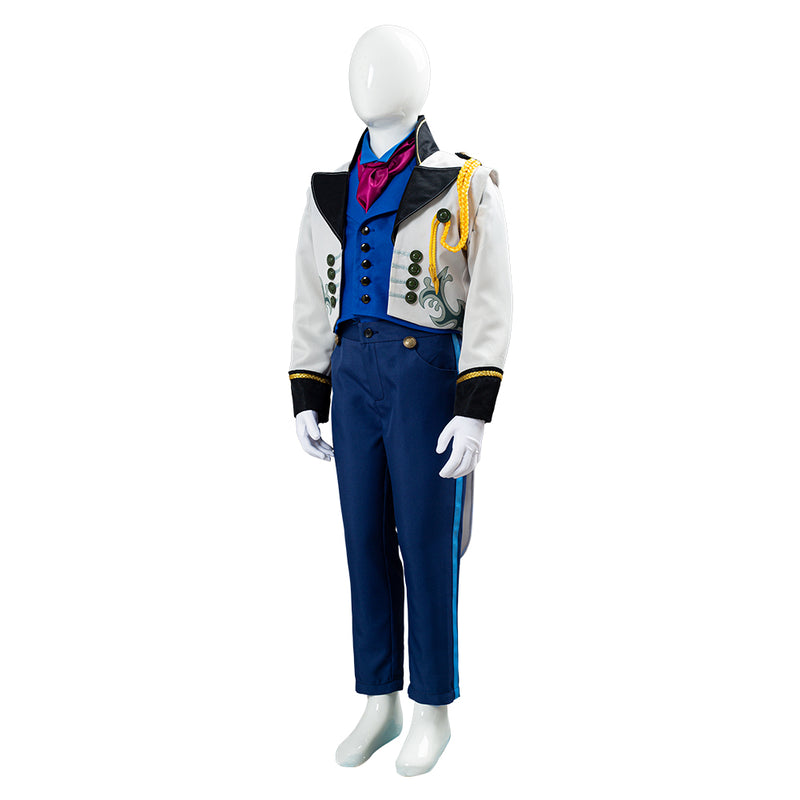 Frozen Hans Prince Cosplay Costume Outfits Halloween Carnival Fancy Party  Suit