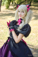 Overwatch DVA Hana Song Black Cat Officer Dress Outfit Cosplay Costume