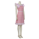 Final Fantasy VII Remake Aerith Gainsborough Pink Dress Halloween Carnival Outfit Cosplay Costume