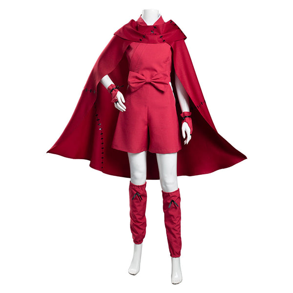 Red Cloak Outfits Halloween Carnival Suit Cosplay Costume