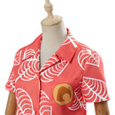 Isabelle Women Red Short Sleeve Shirts Top Cosplay Costume