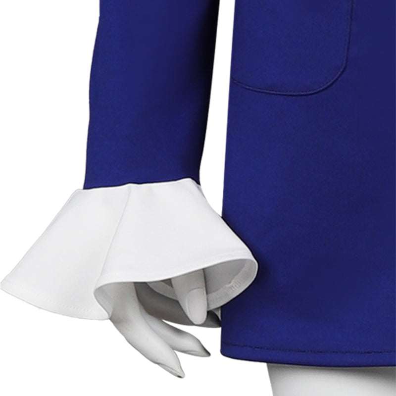 2023 Blue Dress Belt Outfits Halloween Carnival Suit Cosplay Costume 2023 Blue Dress Belt Outfits Halloween Carnival Suit Cosplay Costume