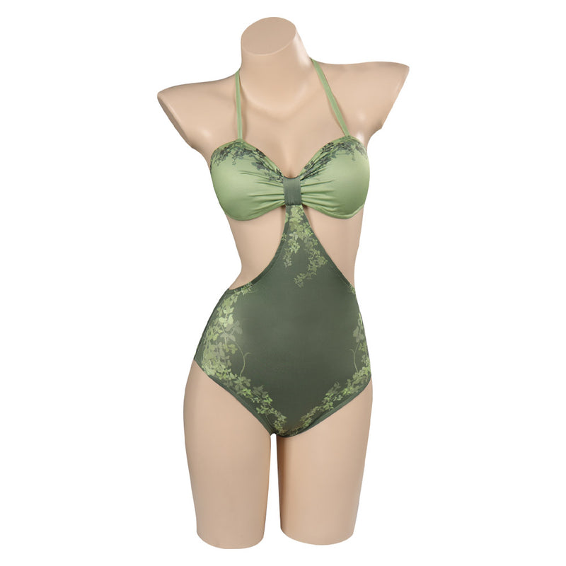 DC Poison Ivy Swimsuits Cosplay Costume Halloween Carnival Party Disguise Suit