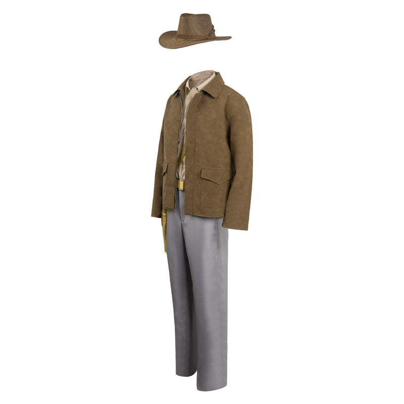 Indiana Jones Cosplay Costume Outfits Halloween Carnival Party Suit