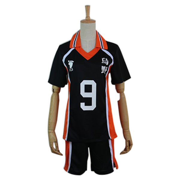 Anime Cosplay Costume Karasuno High School Volleyball Club Kageyama Tobio Sportswear Jerseys Uniform
