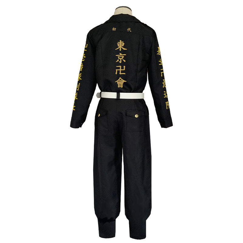 Anime Men Black Outfits Halloween Carnival Suit Cosplay Costume