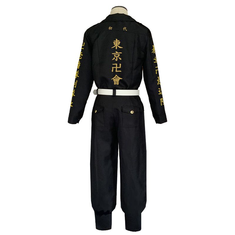 Men Black Outfits Halloween Carnival Suit Cosplay Costume