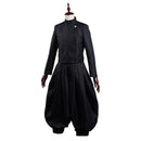Men Women Black Studenthood Uniform Outfits Cosplay Costume