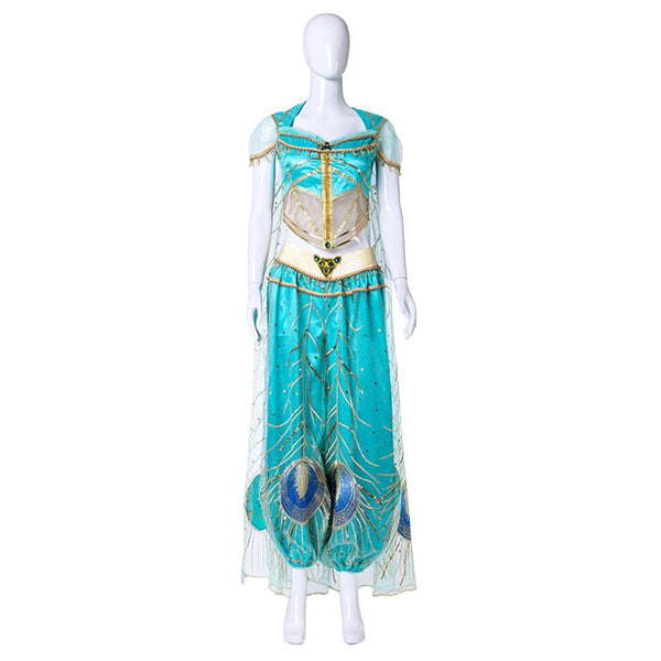 Aladdin 2019 Princess Jasmine Dress Cosplay Costume for Women