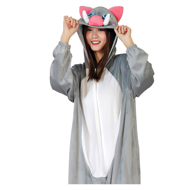 ·Hashibira Inosuke Onesies Pajama Men Women Sleepwear Pyjamas Christmas Halloween Costume Cosplay Costume