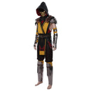 Mortal Kombat 11 Scorpion Outfit Halloween Carnival Suit Cosplay Costume