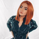 Women Black W Jumpsuit Outfits Halloween Cosplay Costume