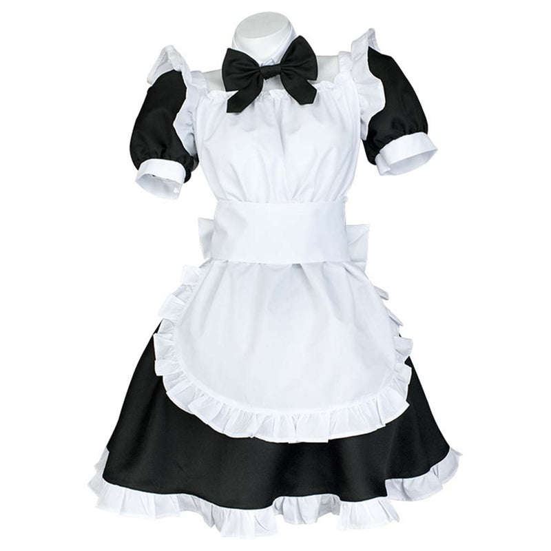 BOCCHI THE ROCK Hitori Gotou Cosplay Costume Maid Dress Outfits Halloween Carnival Suit