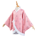 Kamado Nezuko Kids Children Kimono Coat Cosplay Costume