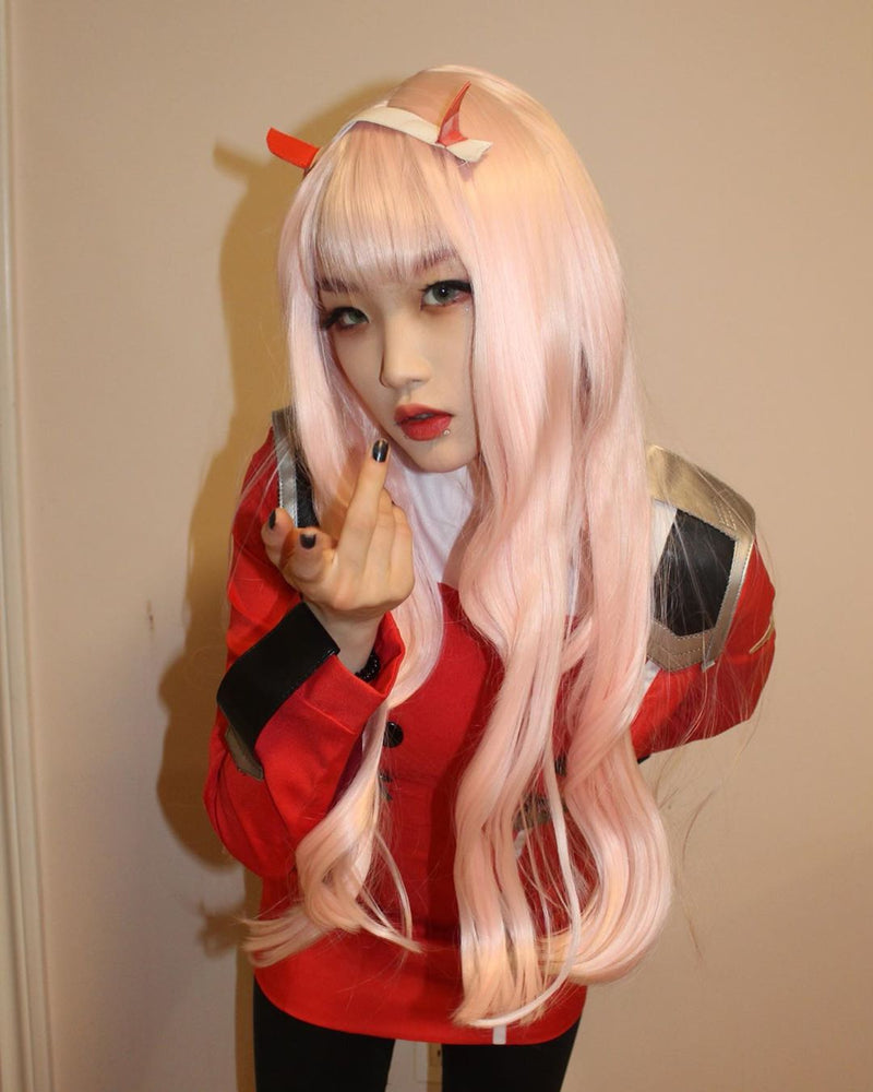 Zero Two Code:002 Uniform Dress Cosplay Costume Red