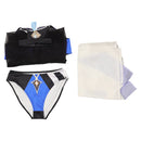 Genshin Impact Yelan Swimsuit Cosplay Costume Halloween Carnival Party Disguise Suit
