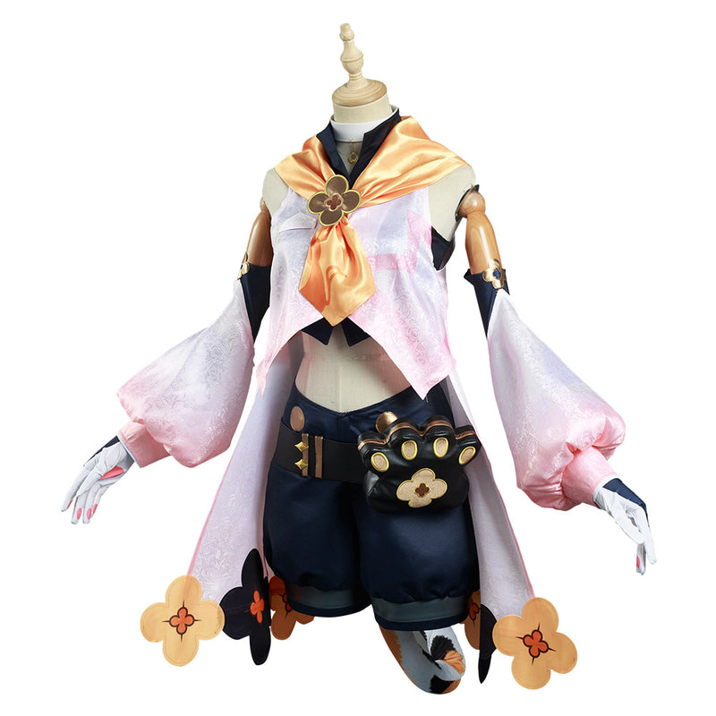 Genshin Impact Diona Coat Pants Outfits Halloween Carnival Suit Cosplay Costume