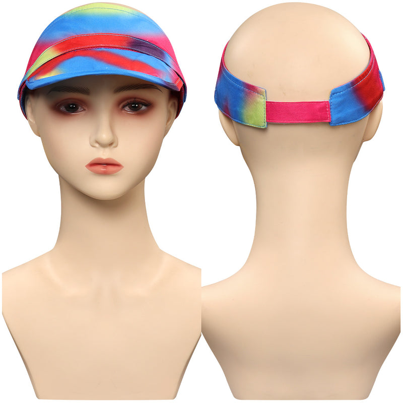 2023 Barbie Movie Barbie Cosplay Hat Earrings Halloween Costume Accessories